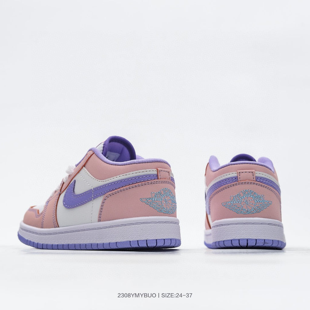 Joe 1 low-top children's shoes" light pink, light purple"