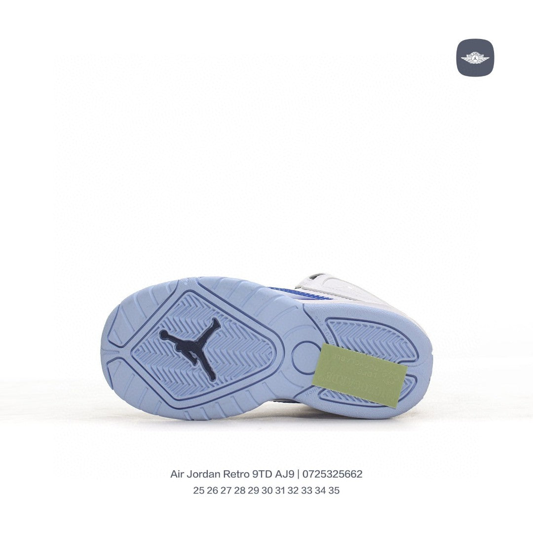 AJ12.5 generation children's retro leisure culture" white, blue"