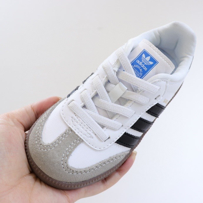 Adidas children's training shoes" white"