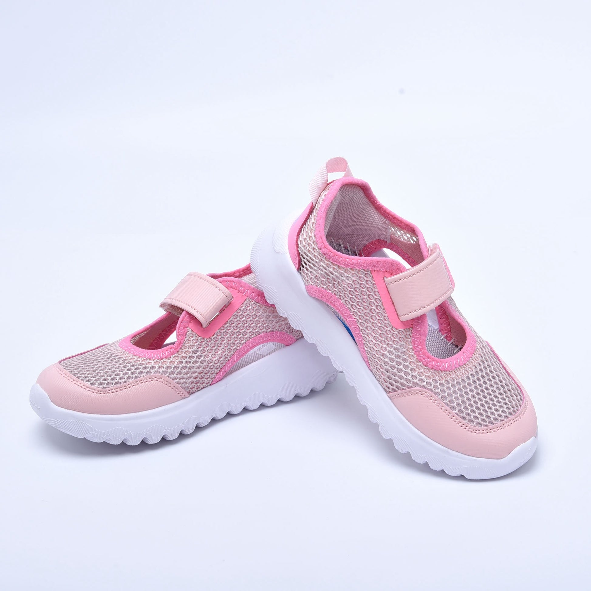 Adidas mesh single buckle sandals "Pink"