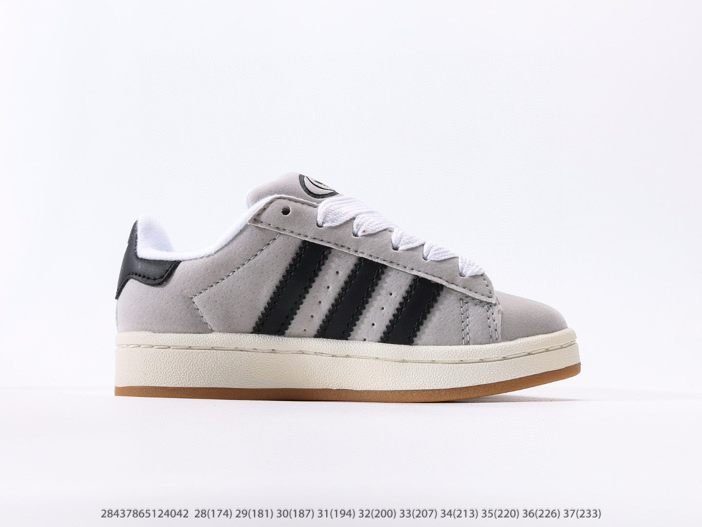 Adidas bread Dexter lace-up pig leather sneakers" gray"