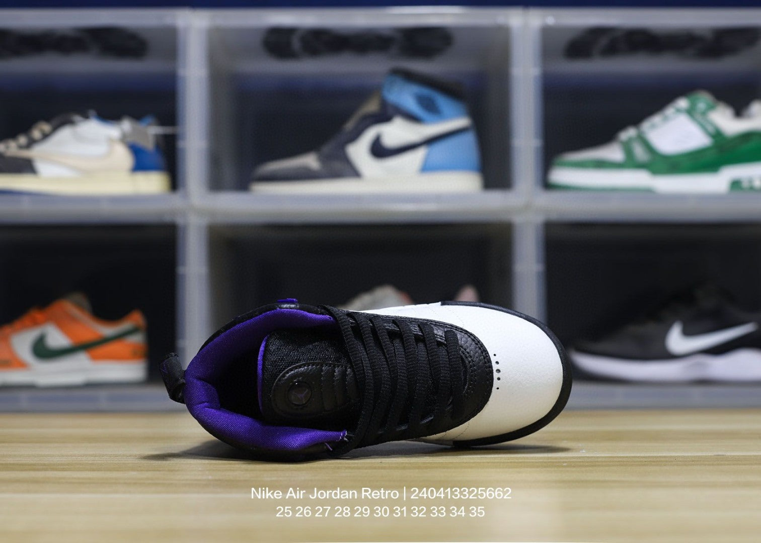 Jordan trendy children's shoes" white, black"