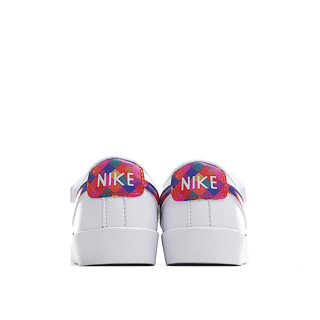 Trail Blazers Velcro Low-Top Kids Sneakers" white"