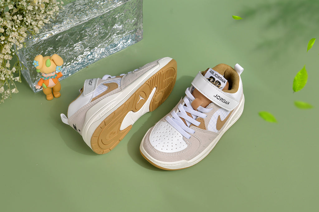 Nike Jordan 90 children's casual shoes" gray, brown"