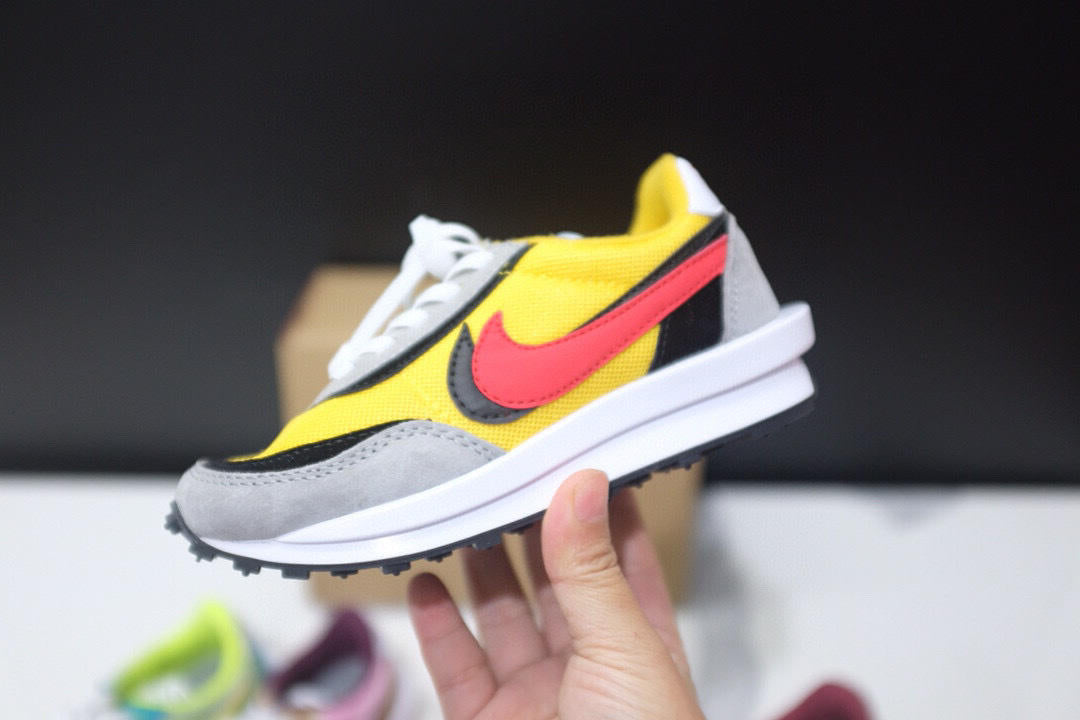 Nike Waffle Casual Jogging Shoes Deconstructed Double Hook