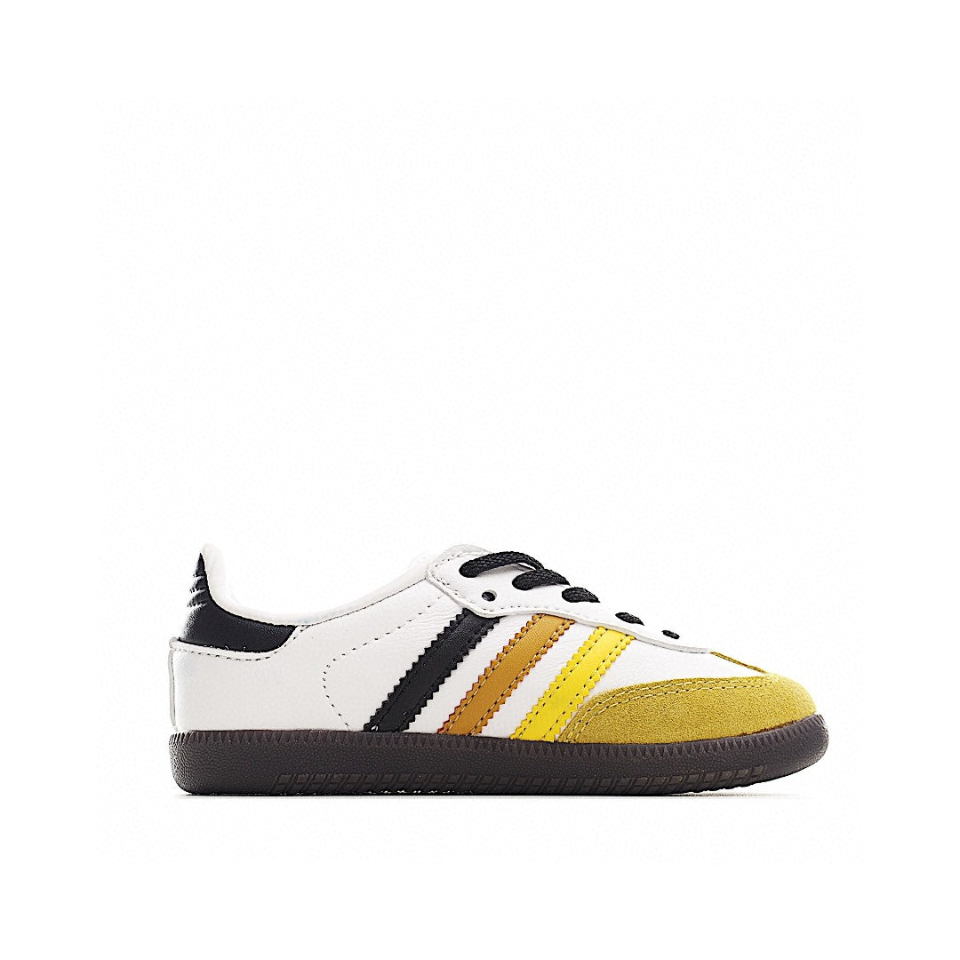 Adidas  Samba children's shoes "white & yellow "