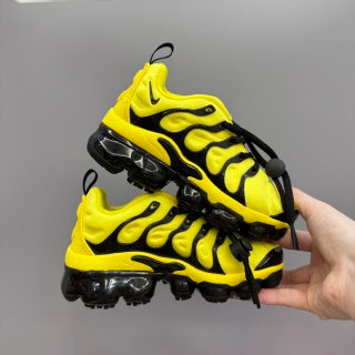 Nike AIR MAX plus full-length air cushion children's sports shoes "yellow"