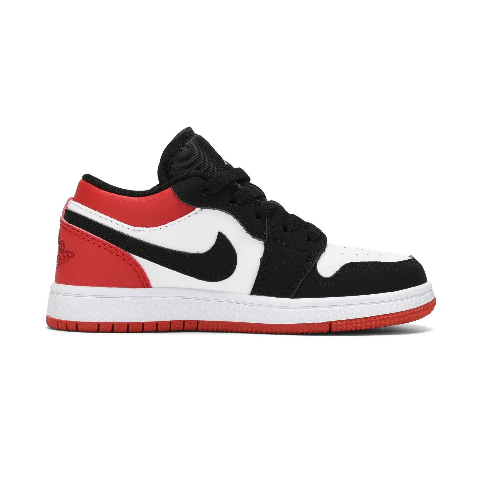 Qiaoyi low-top shoelaces" white, black, red"