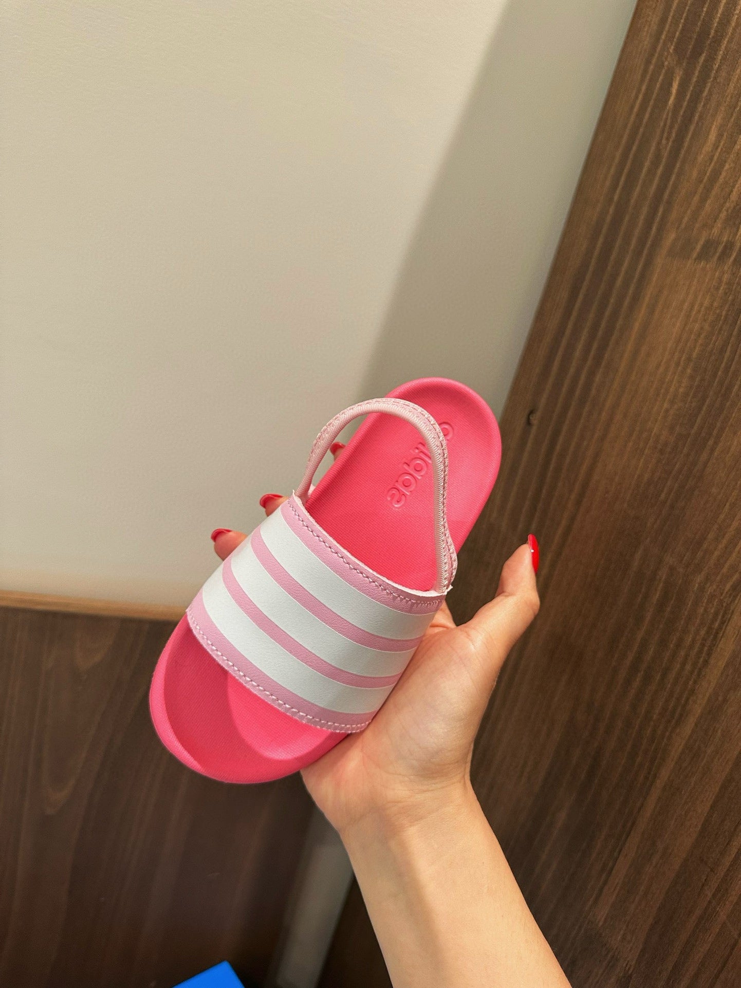 Adidas parent-child sandals" pink"