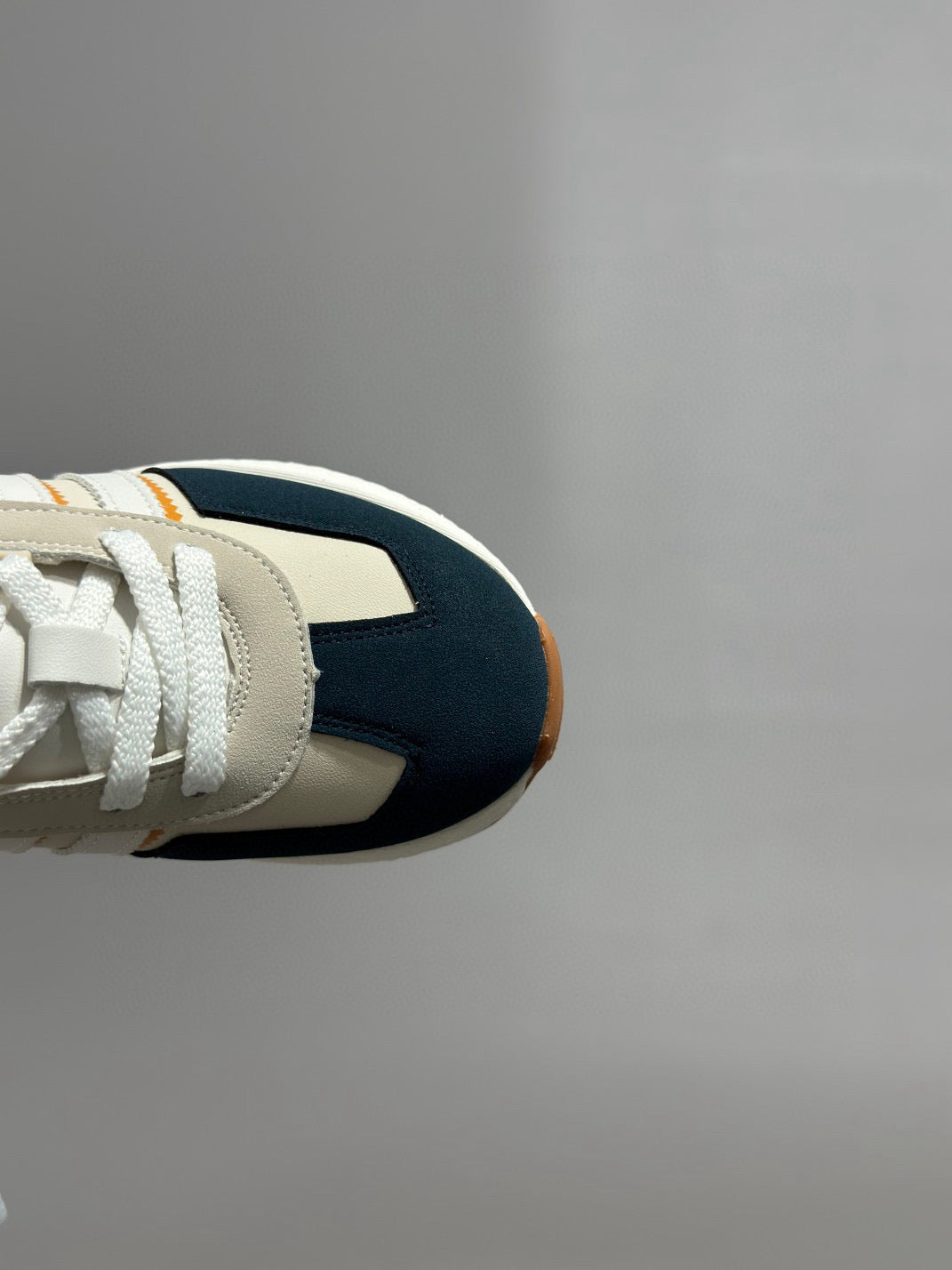 Adidas Popcorn Running Shoes" white, Navy"