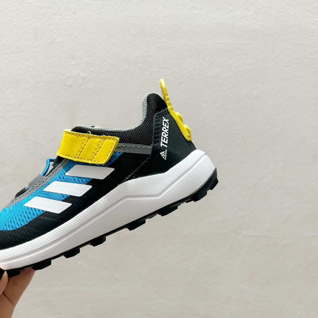 AD Lego joint outdoor lightweight children's sports shoes" black, blue"