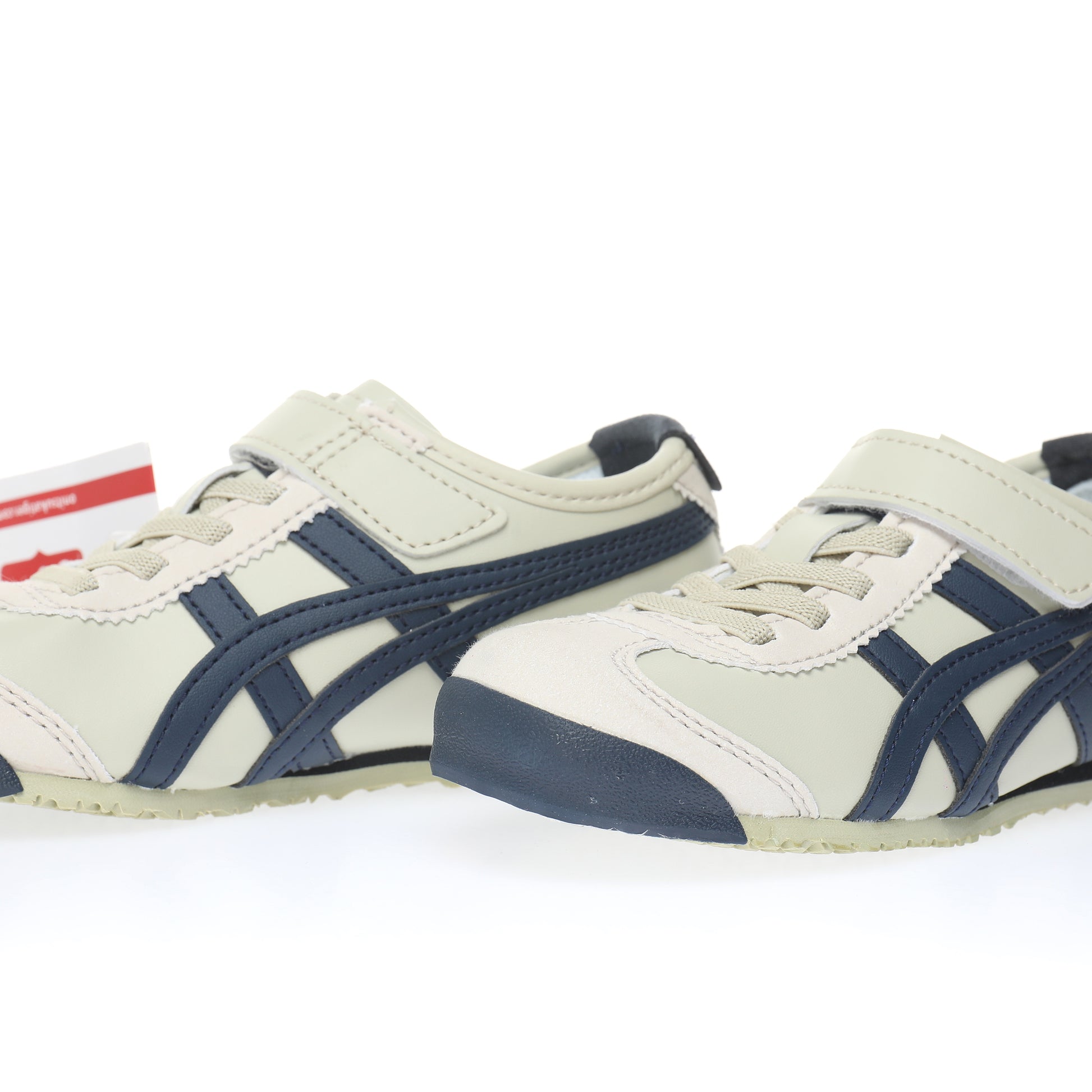 Asics Tiger" cream, Navy blue"
