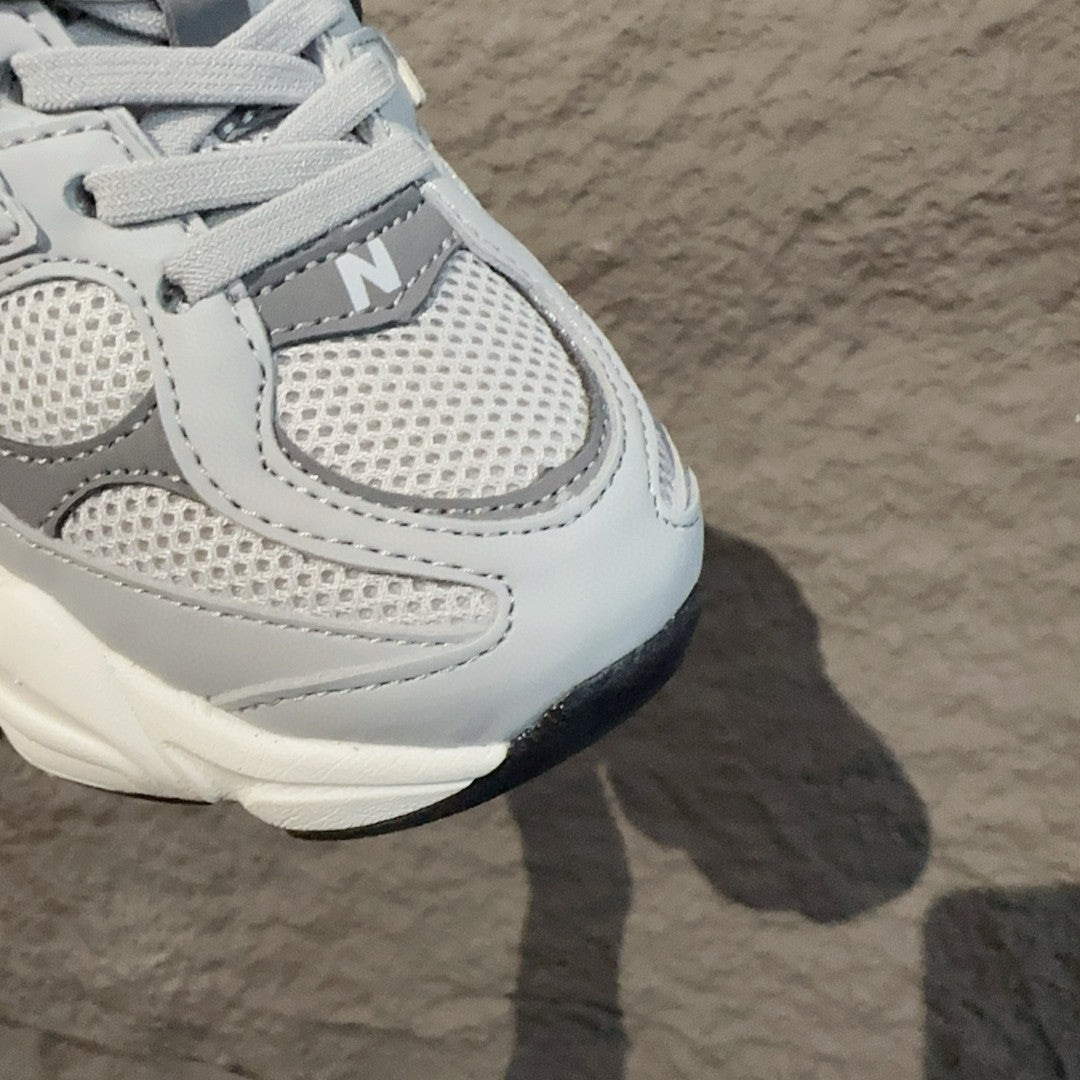 NB9060 rotating button children's shoes" gray"