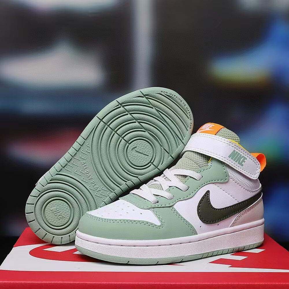 Air Force workwear mid-cut Velcro" white"