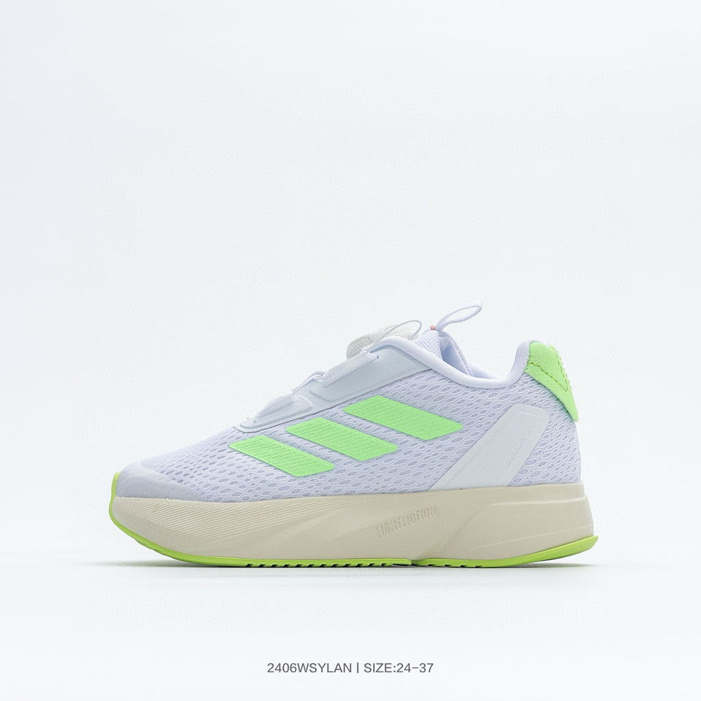 Adidas training running shoes " white, & green"