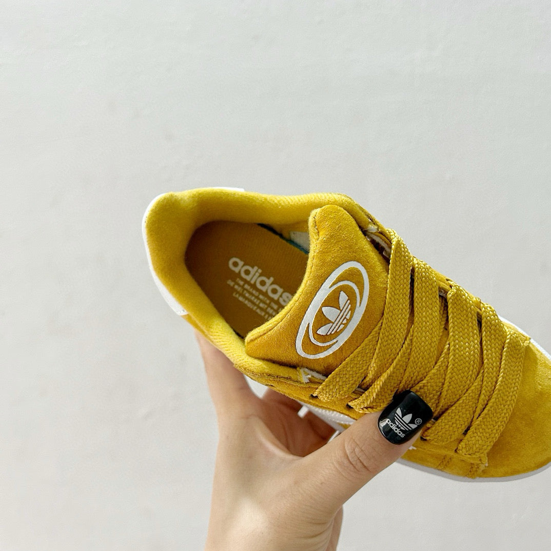 Adidas bread Dexter lace-up pig leather sneakers" yellow"