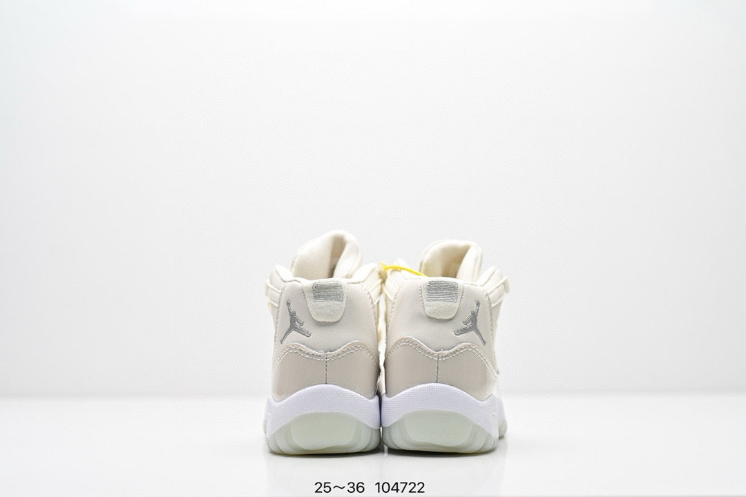 Joe 11 high-top high-quality children's shoes" basketball" Cream"