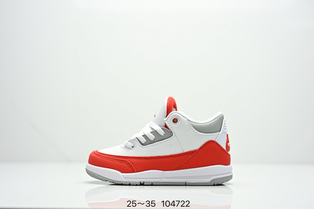 Joe 3" white, red"