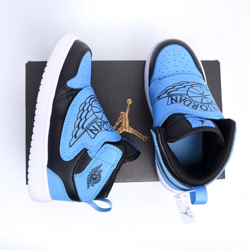 Jordan Wings Kids Shoes" black, blue"
