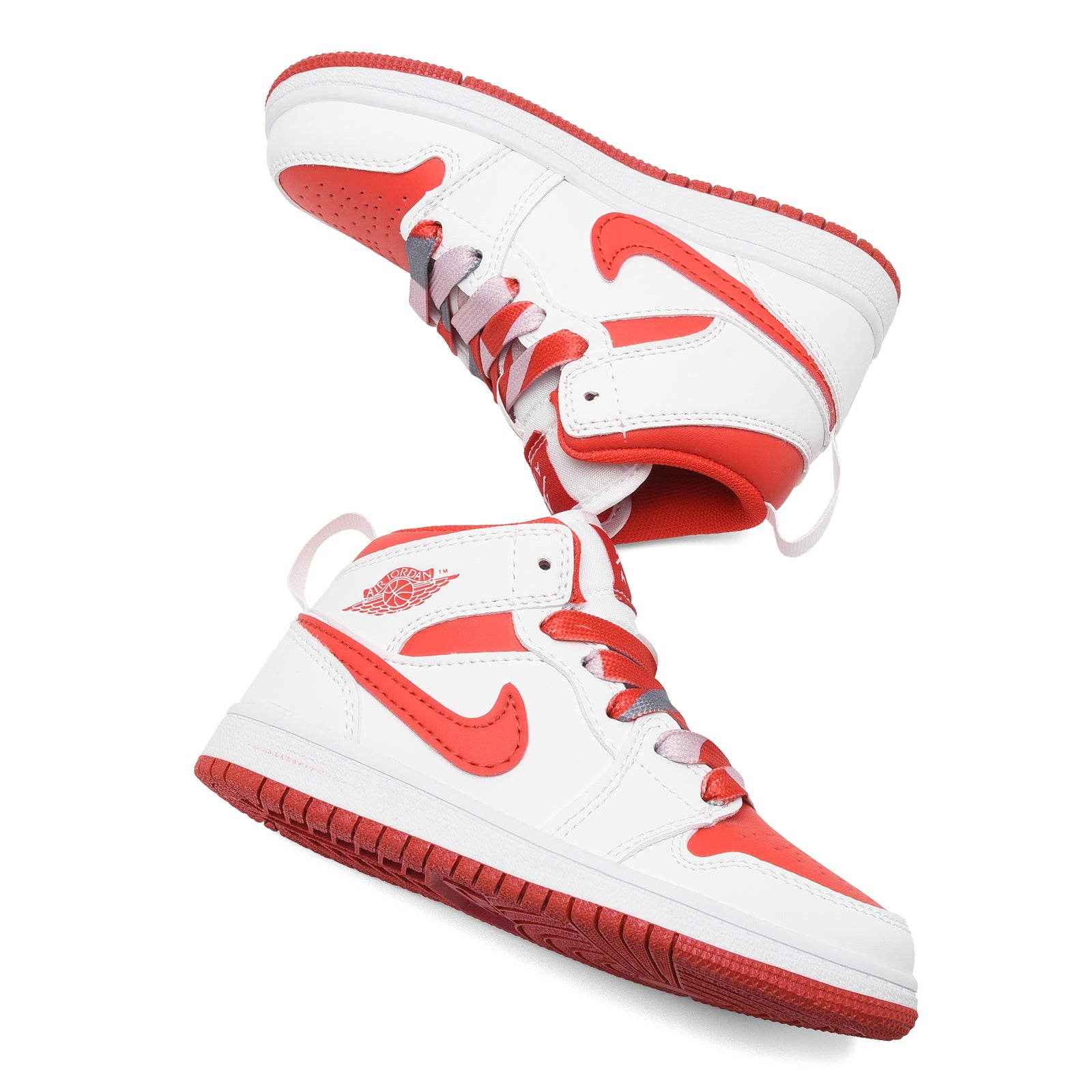 AJ-112" white, red"