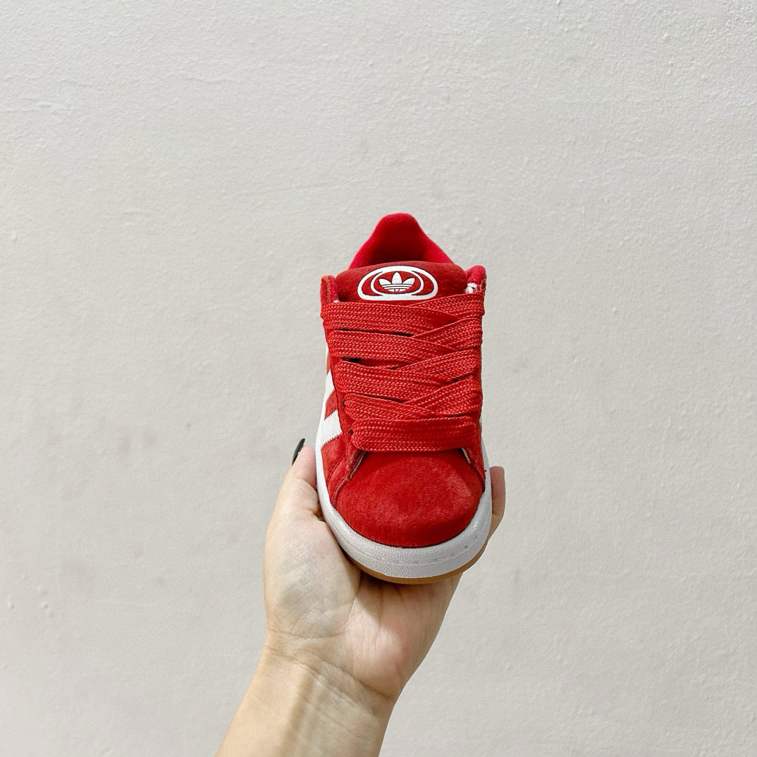 Adidas bread Dexter lace-up pig leather sneakers" red"