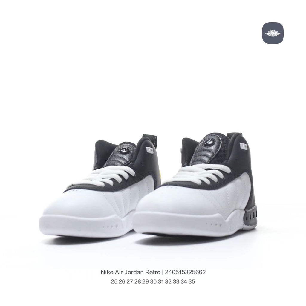 Jordan Retro-combat basketball shoes " white, black"