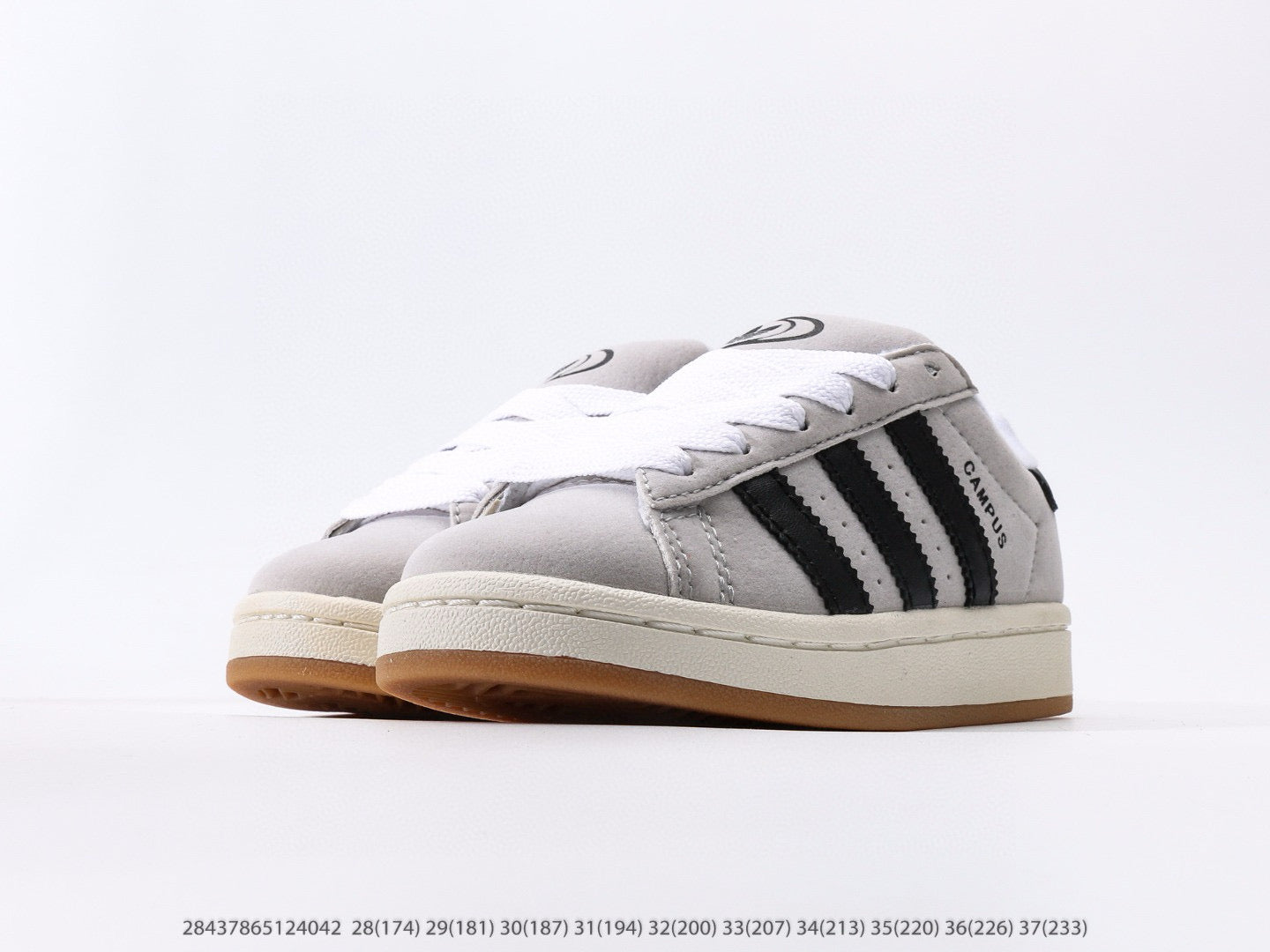 Adidas bread Dexter lace-up pig leather sneakers" gray"