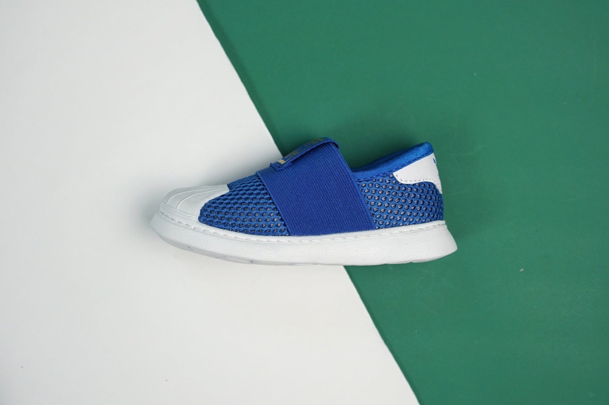 AD one-step soft shell mesh bandage shoes" sky blue"