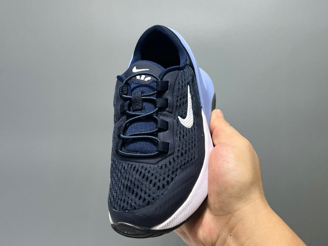 Nike 270 third generation elastic band air cushion children's shoes" Navy"