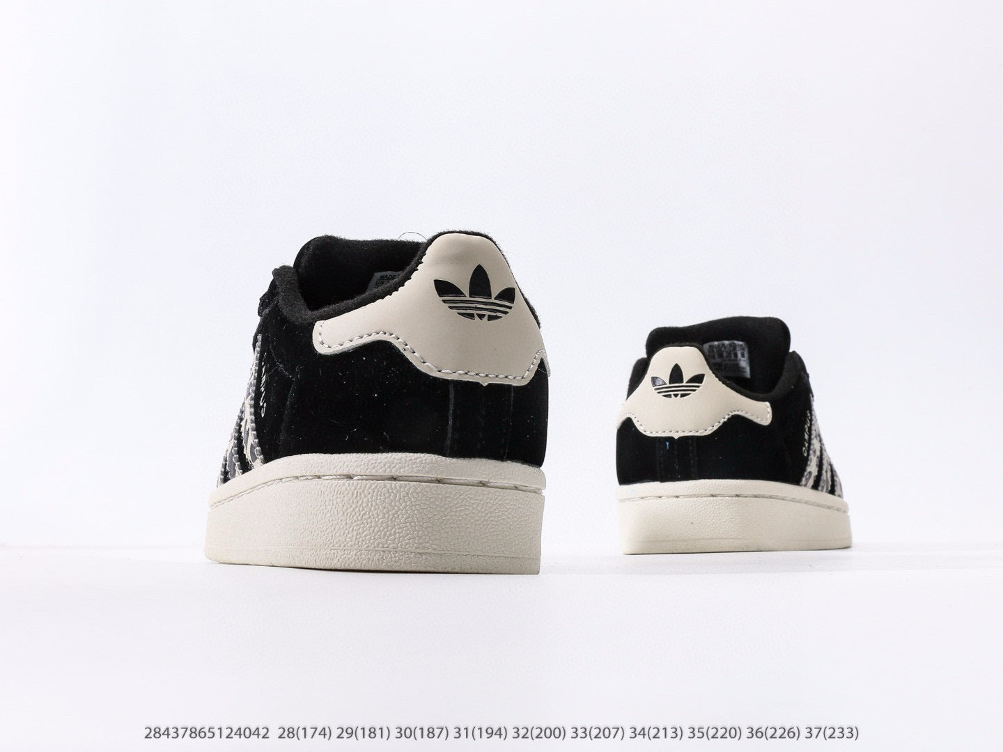 Adidas bread Dexter lace-up pig leather sneakers" black"