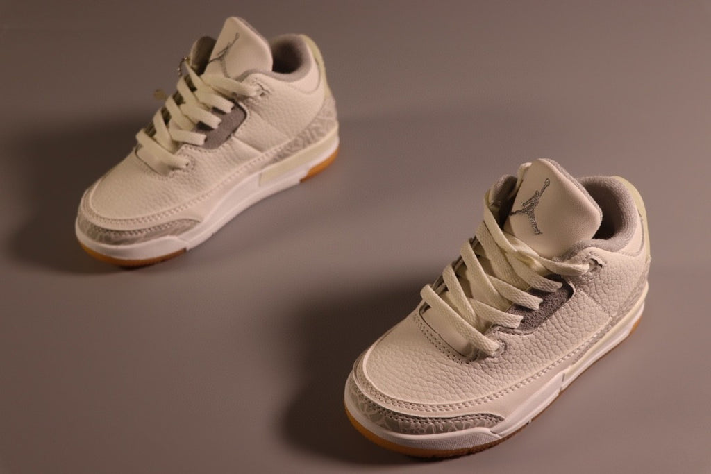 Jordan AJ3 children's shoes" white, gray"