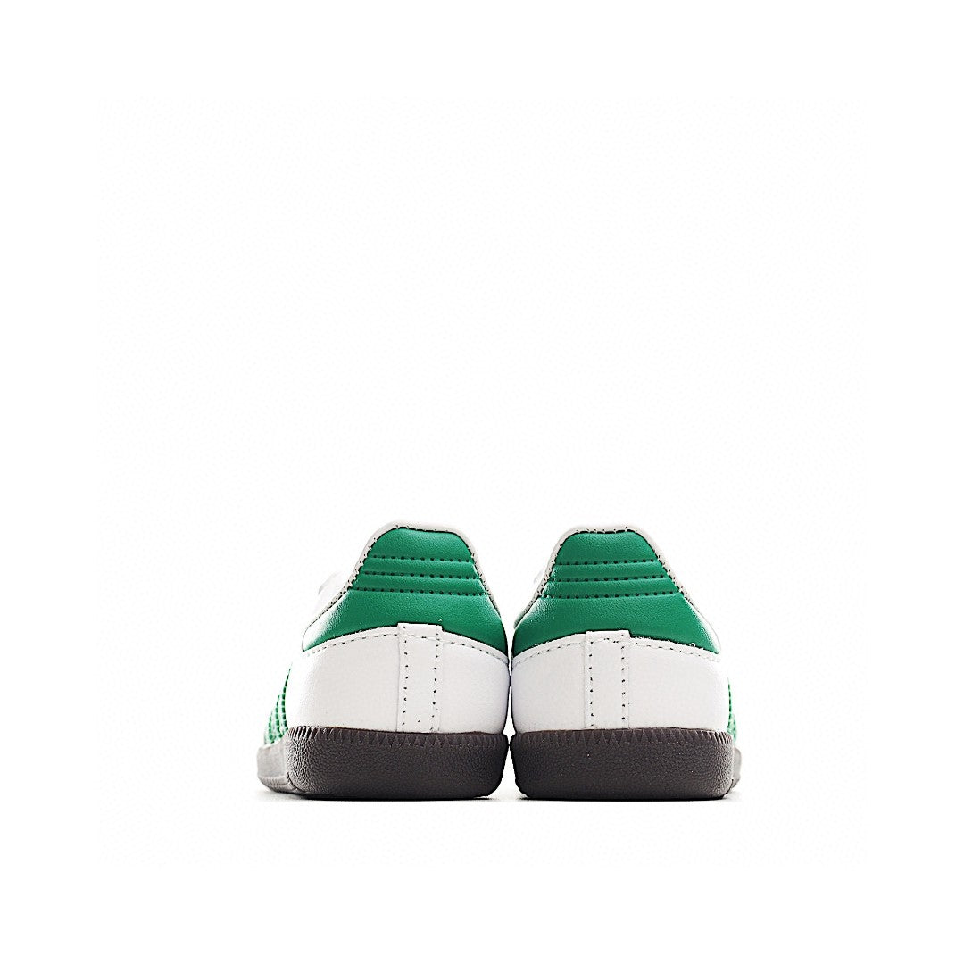 Adidas  Samba children's shoes "white & green "