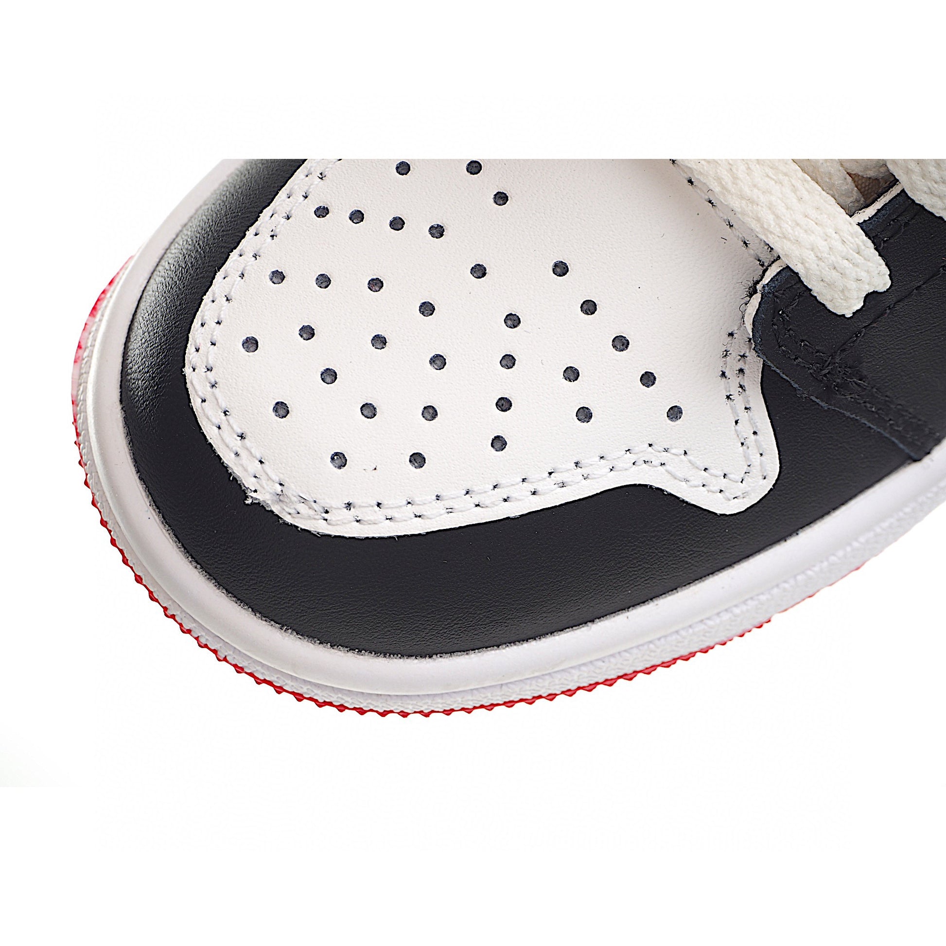 Joe 1 high top stitching joint model" white, black, red"