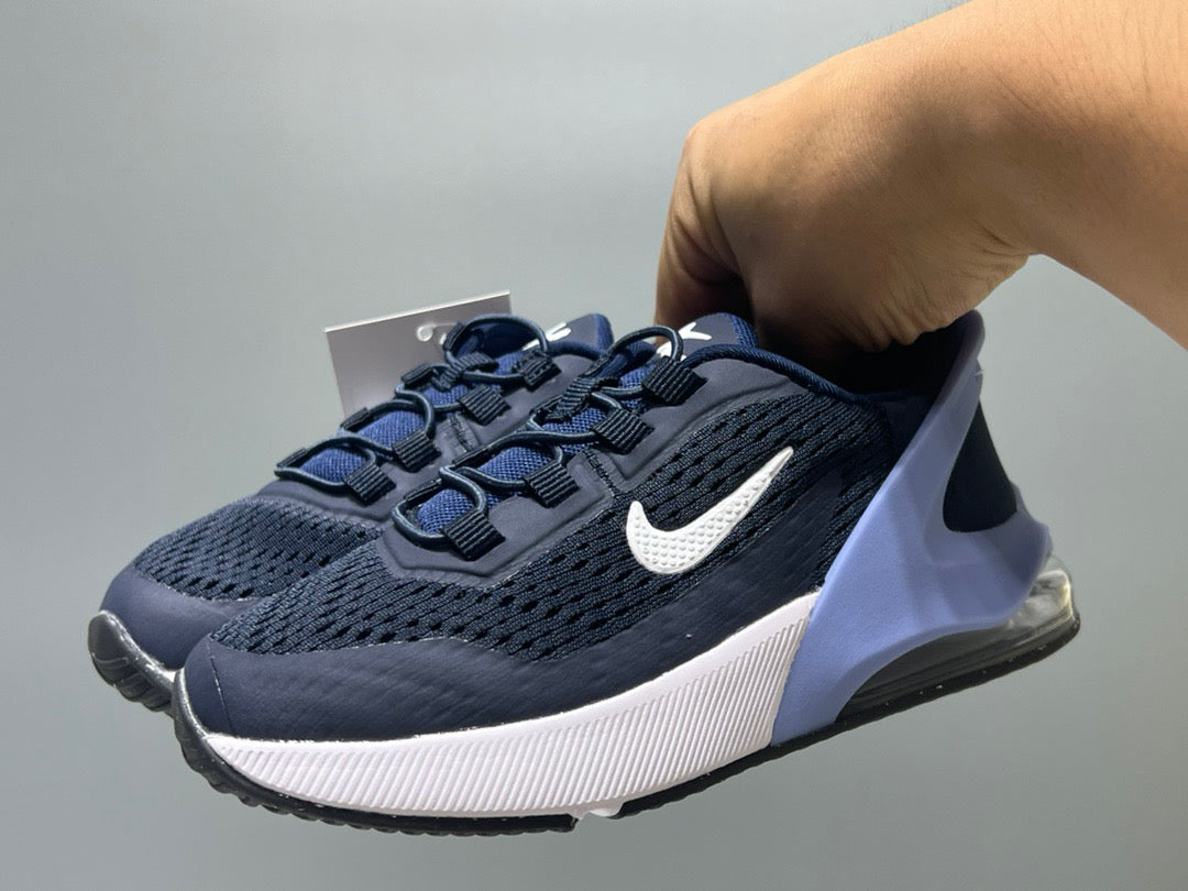 Nike 270 third generation elastic band air cushion children's shoes" Navy"