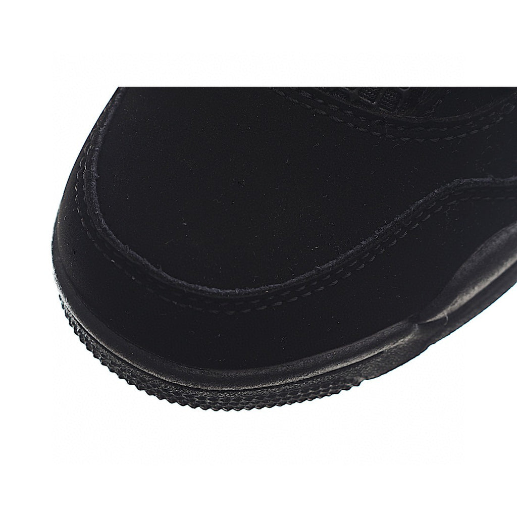 NK AJ 4th generation lace-up basketball air cushion children's shoes" black"