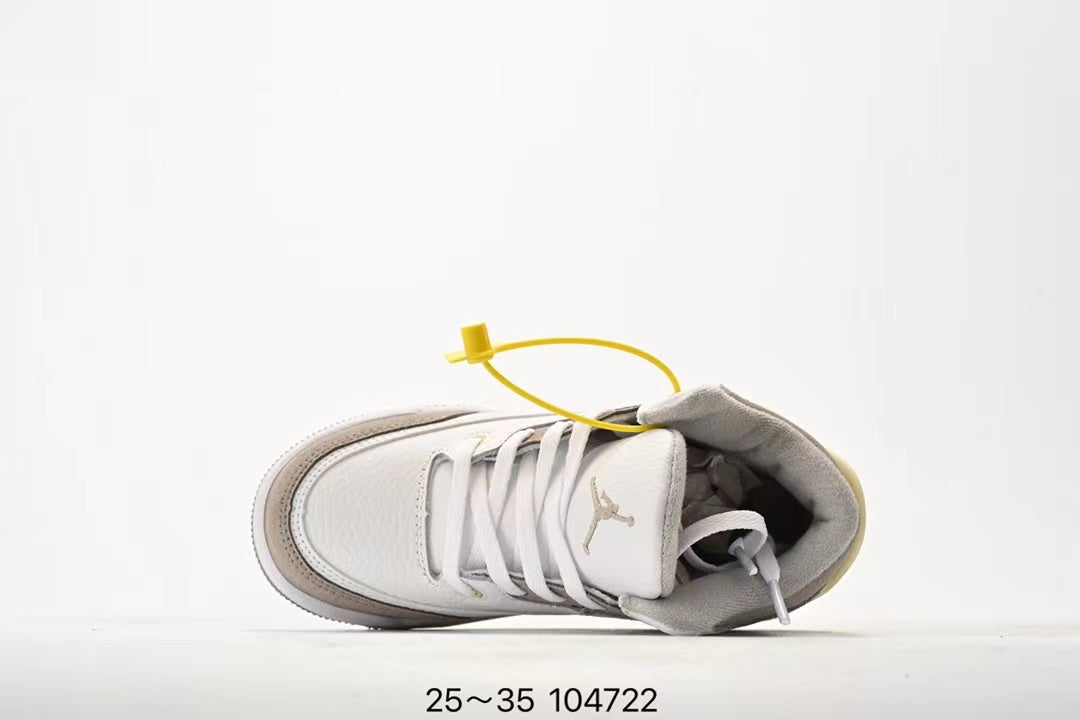 Joe 3" white, gray, yellow"