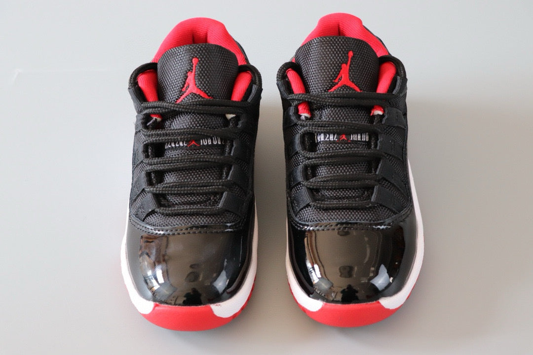 Joe 11 low-top children's shoes" black, white, red"