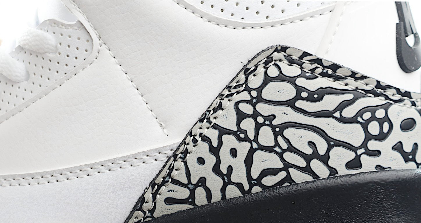 Joe 3 air cushion bottom children's shoes" white, black, cream"