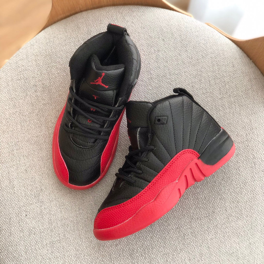Joe 12 high quality children's shoe" black, red"