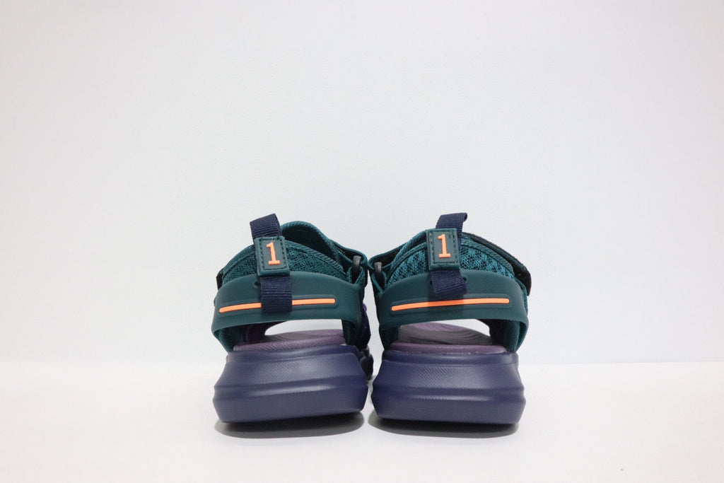 Adidas three velcro sandals "black, green, purple"