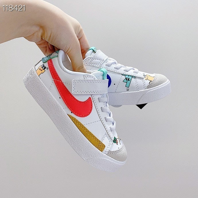 NK Trailblazer Graffiti Low-top" white, red"