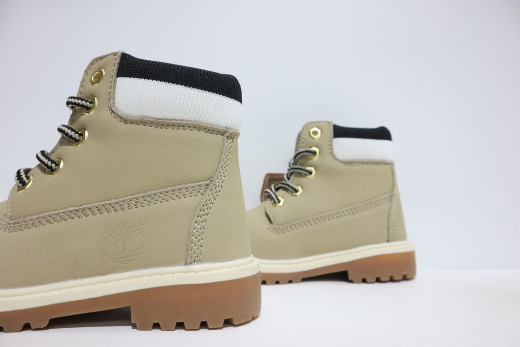 Timberland knitted children's work boots" olive green"