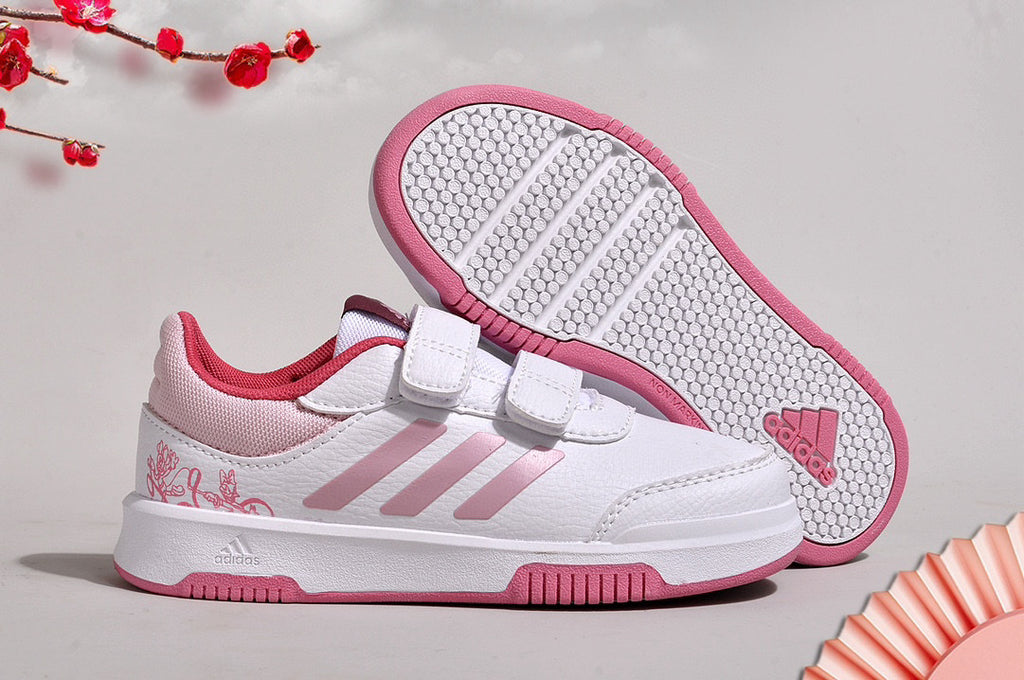 Adidas Velcro Sneakers" white, light pink"