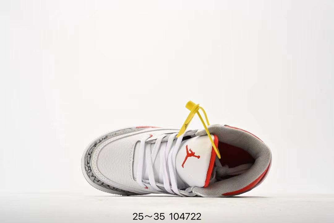 Joe 3" white, red"