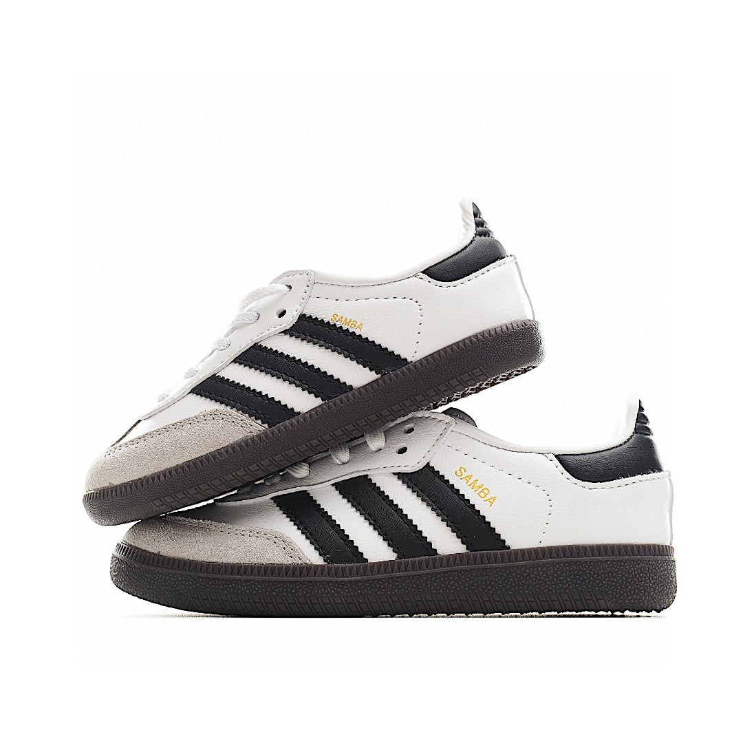 Adidas  Samba children's shoes "white & black "
