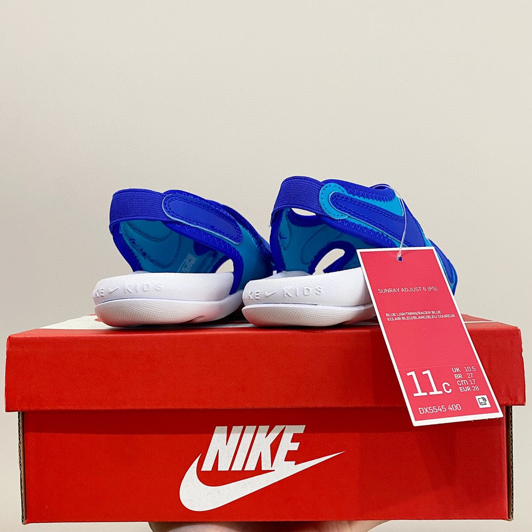 Nike Sunray Adjust 6 (TD) Children's Sandals" Blue, dark blue"