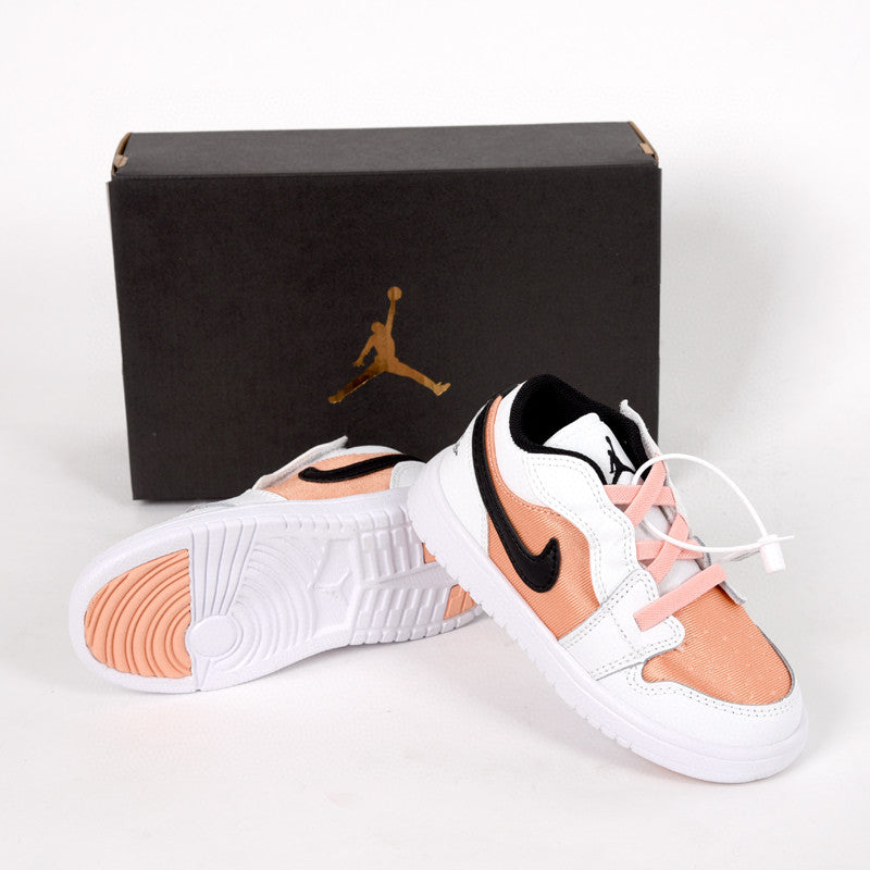 Jordan low top elastic band" white, peach"