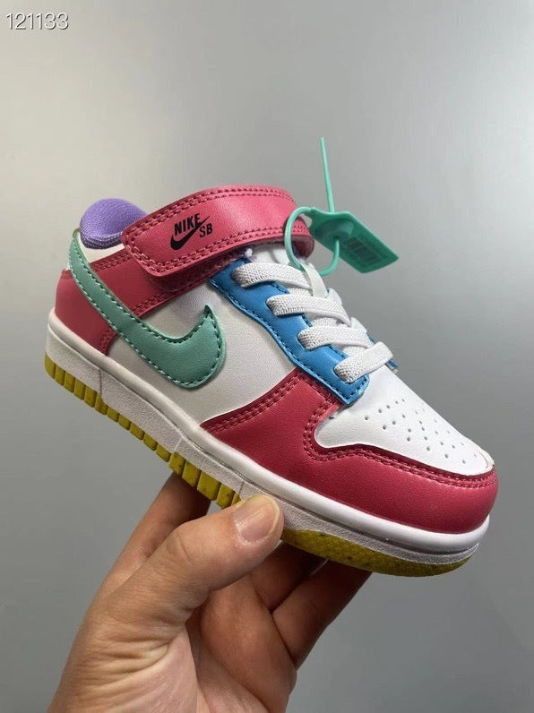 Nike SB single buckle sneakers" white, red"