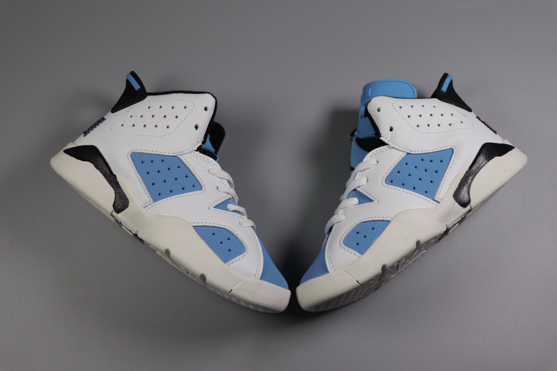 Joe 6 children's basketball shoes " white, & blue"