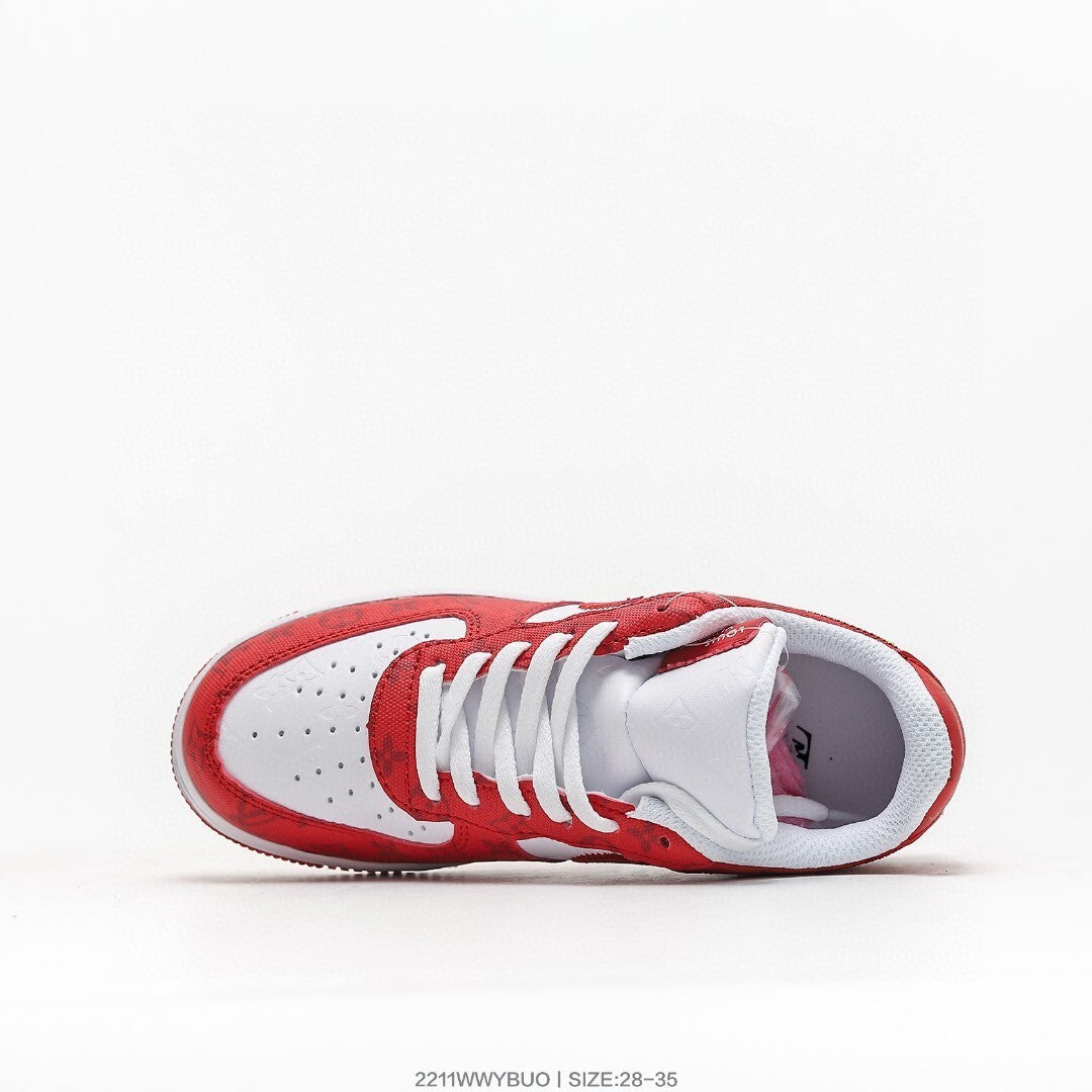 Nike Air Force 1 '07 Low-top versatile" red"